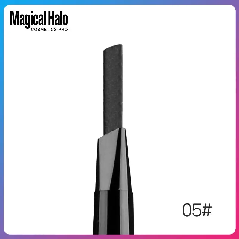 

Волшебный автоматический карандаш для бровей Halo, двойные вращающиеся водонепроницаемые долговечные косметические инструменты, 5 цветов, к...