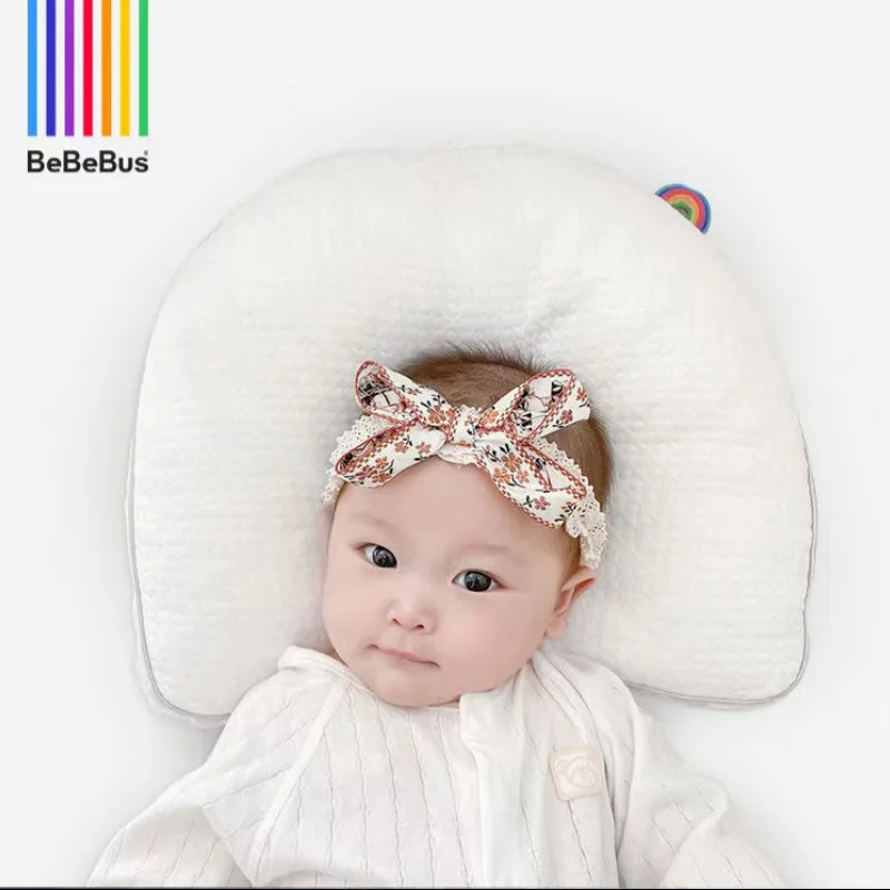 Bebebus baby pillow newborn children anti-deviation correction head 0-1-2-3 years old baby set pillow ventilation