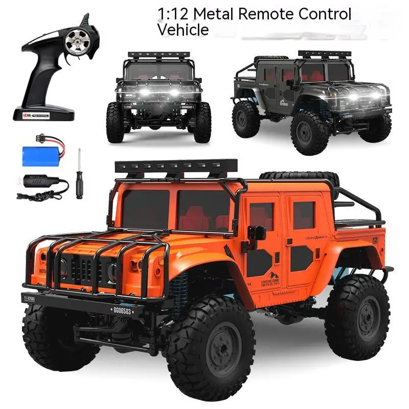 

BG1535 2.4g Remote Control Off-road High-speed Car 1:12 Full Scale Four-wheel Drive Climbing Alloy Car Bottom Model