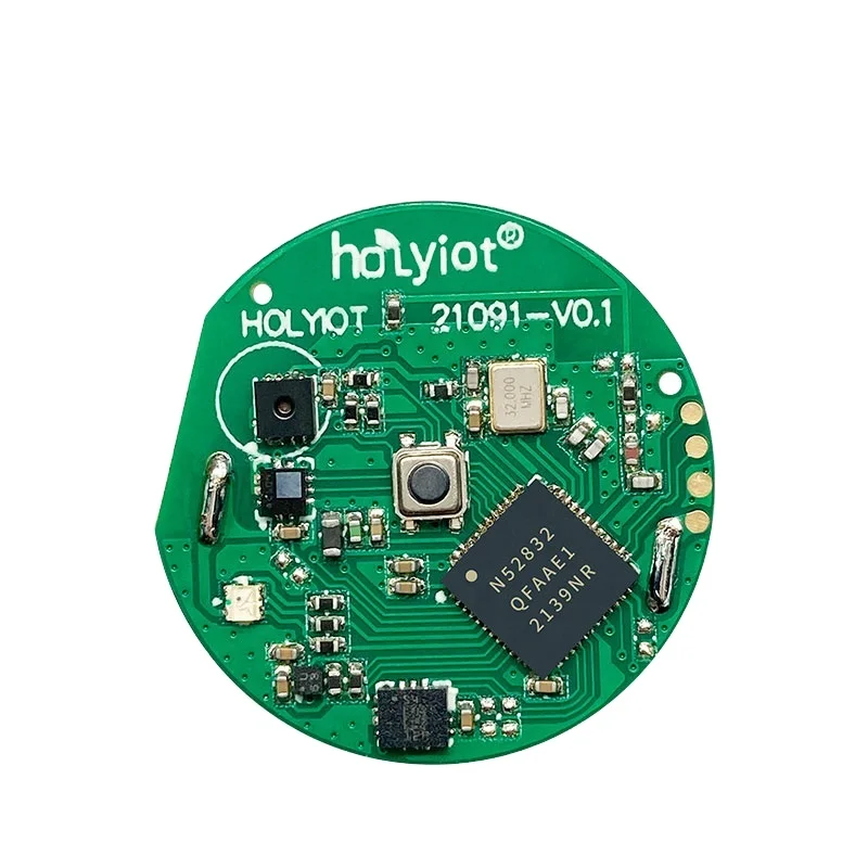 

Holyiot nrf52832 ble motion sensor module 9 axis accelerometer gyroscope magnetometer temperature humidity and barometer sensor