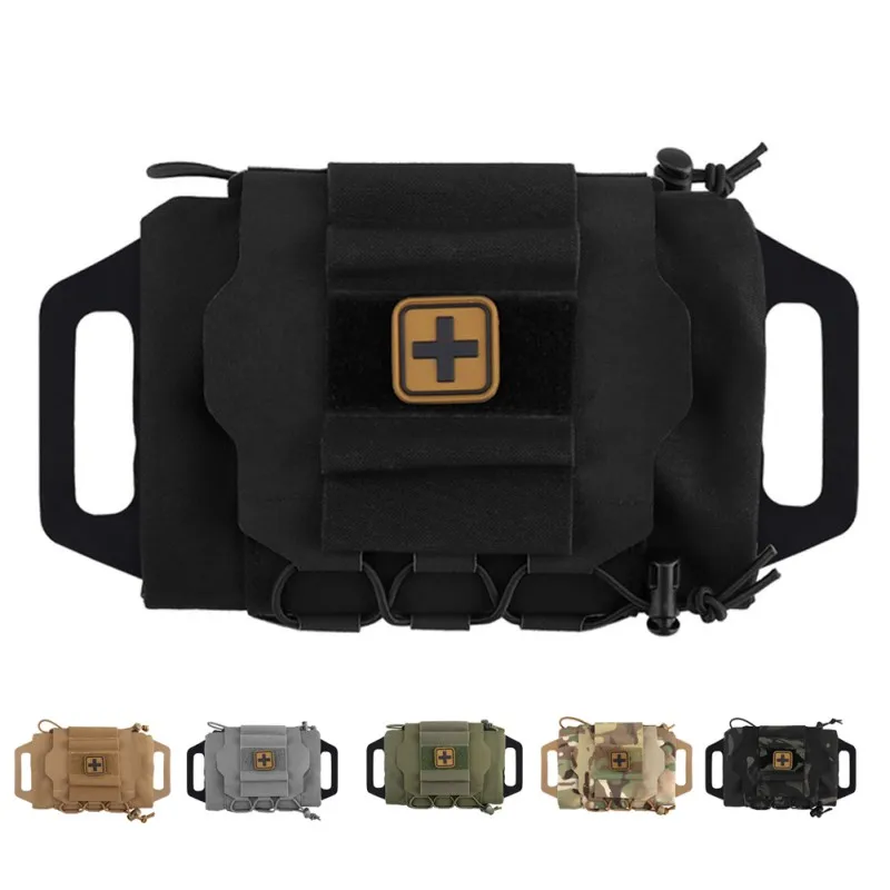 

Tactical Pack Outdoor Medical Kit Fanny Pack Quick Response First Aid Kit