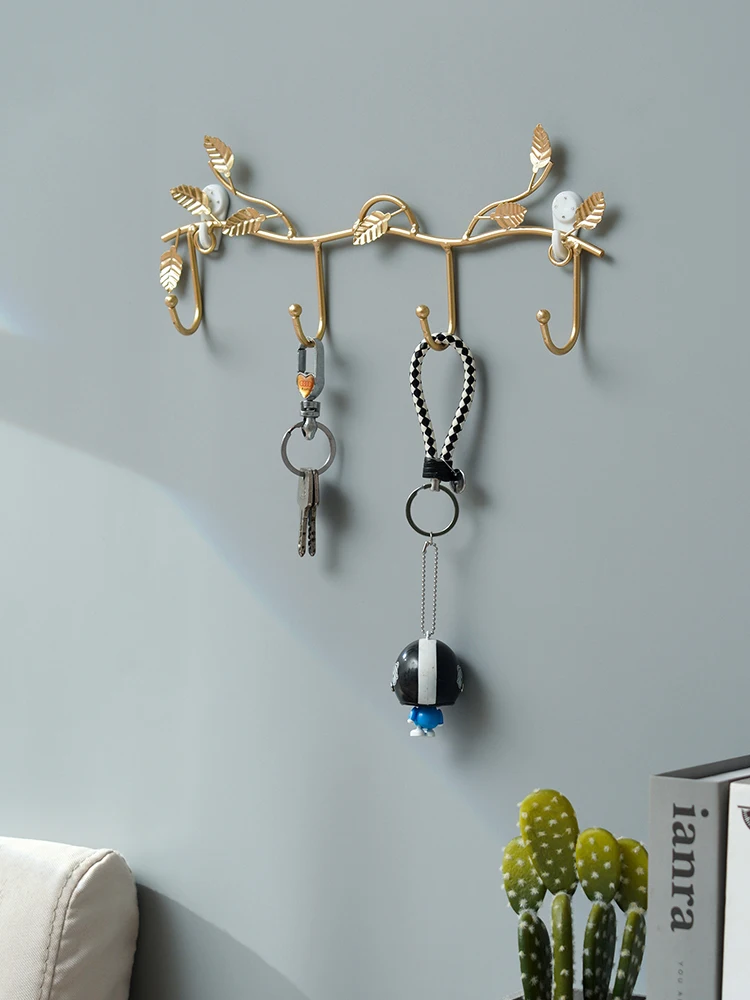 Настенная железная Вешалка без перфорации крючок для пальто в скандинавском