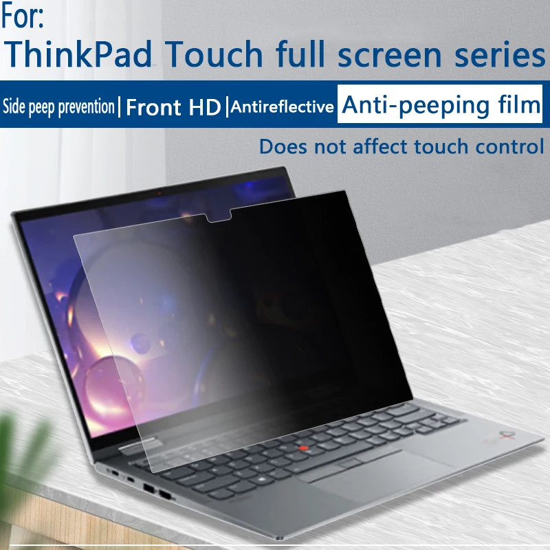 Фото Для ThinkPad X1 2-в-1 GEN 10/9 Aura Edition антиподглядывающая пленка X1 Carbon Gen 13/12/11 пленка для экрана конфиденциальности компьютера пленка для конфиденциальности №1