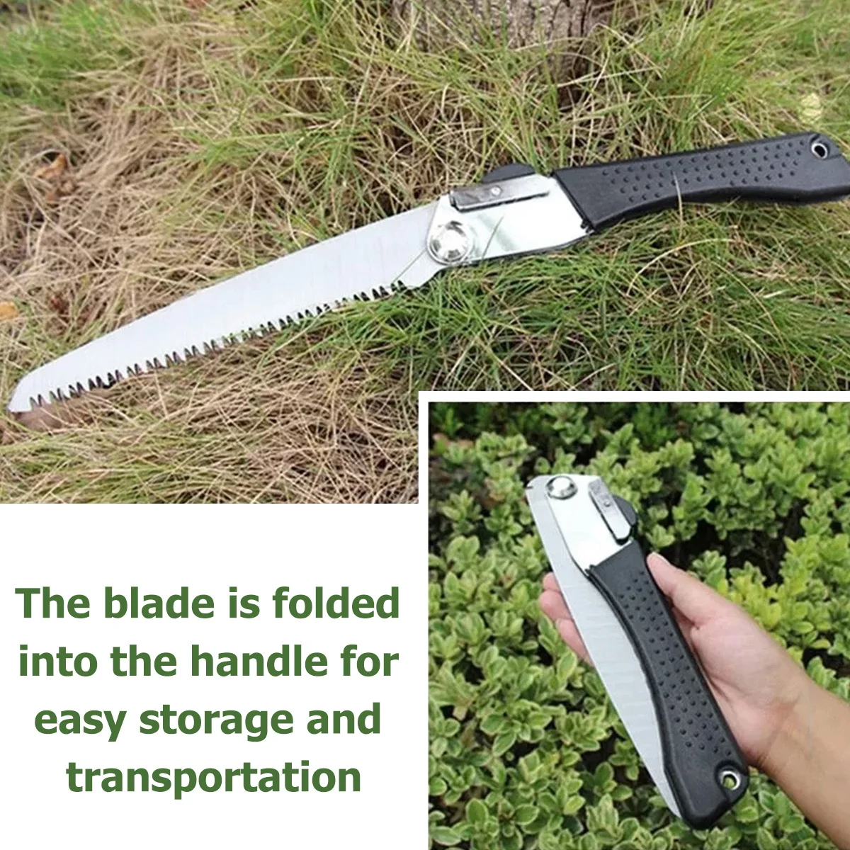 

NEW Portable Folding Saw Wood Manual Hand Saw with Hard Teeth Home Manual Blade for Pruning Trees Trimming Branches Garden Tool