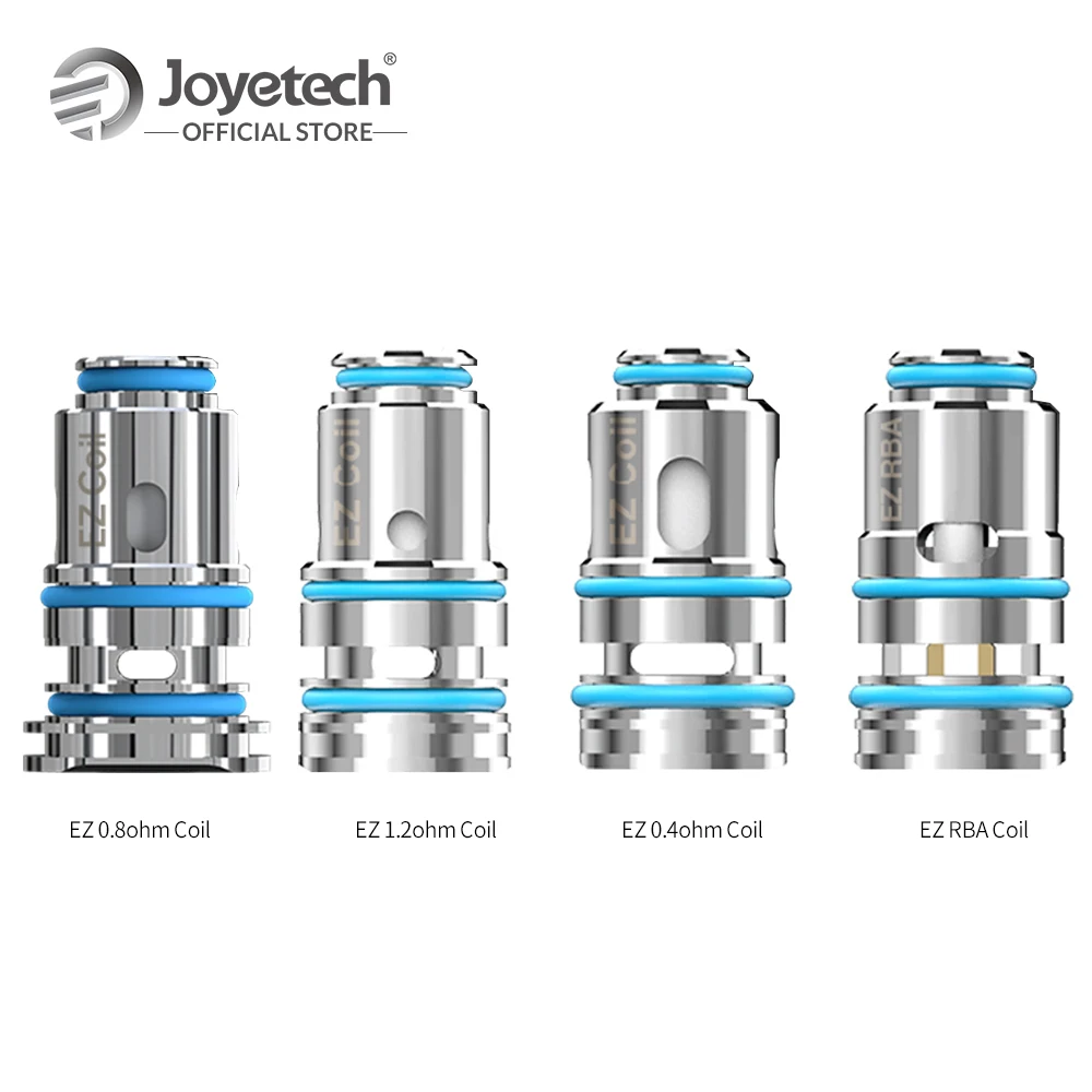 Original Joyetech EZ Coil Head 0.4ohm/1.2ohm/0.8ohm EZ RBA coil for OBLIQ/Exceed Grip Pro/Plus Pod Kit