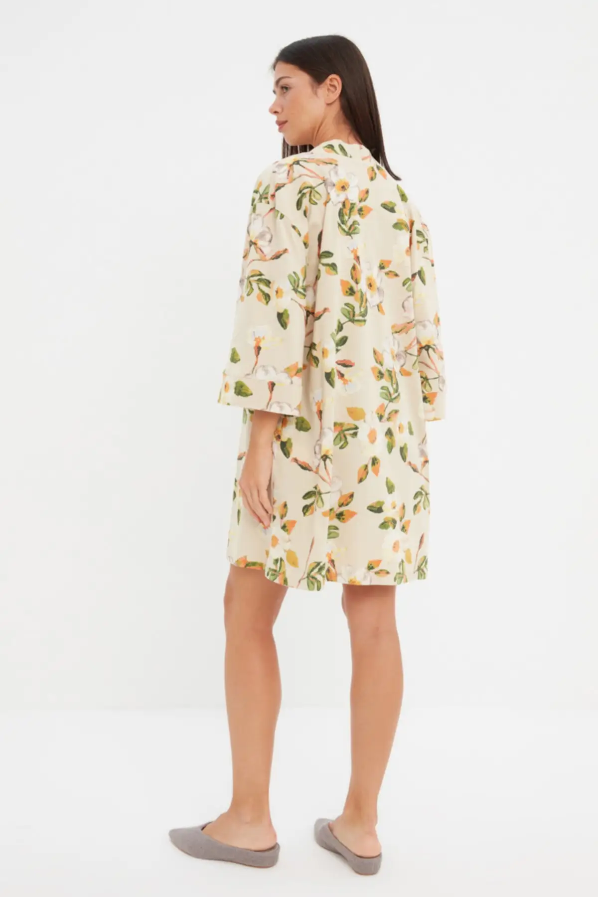 

Floral Knitted Dressing Gown THMSS22SB0015