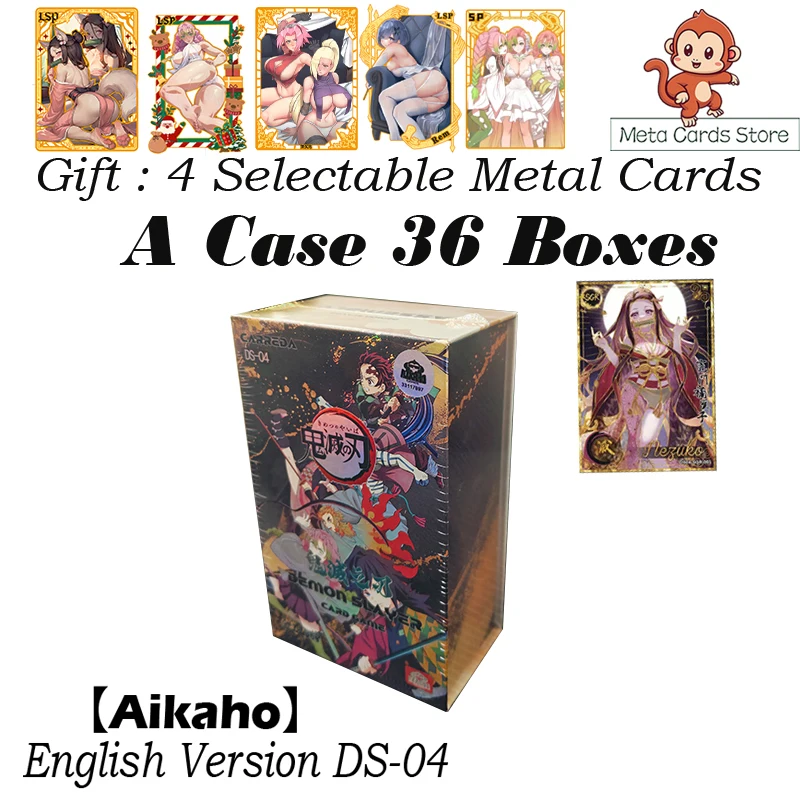 Новейшая эрпачская английская версия Demon Slayer DS-04 коллекция коллекционная