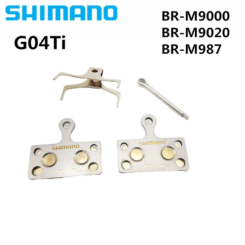 

SHIMANO XTR Bike Iamok Narrow Metal Disc Brake Pads G04Ti for BR-M9000/M9020/M987/M985/M8100 with Spring 2-Piston Bicycle Parts