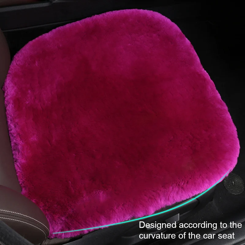 

Universal 1Pcs Luxury Wool Car Seat Covers for Women Car Interior Decoration Car Styling Accessories