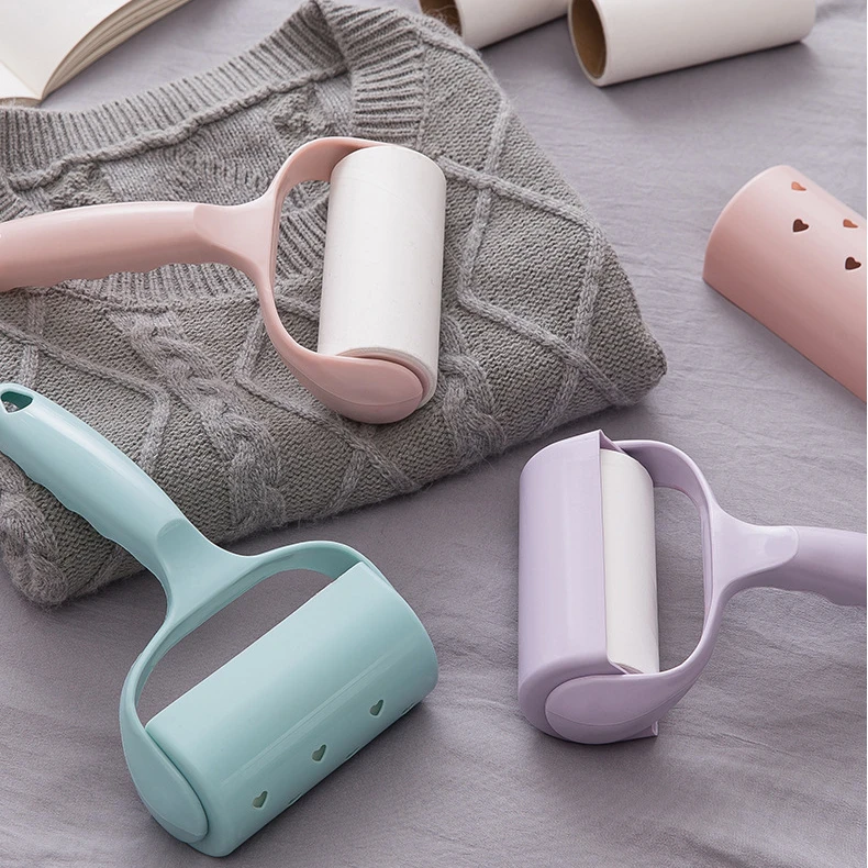 

Dedusting Lint Sticking Roller Tearable Hair Stick Cylinder Portable Sticky for Clothing Dog Cat Roller Remover Dust Brush
