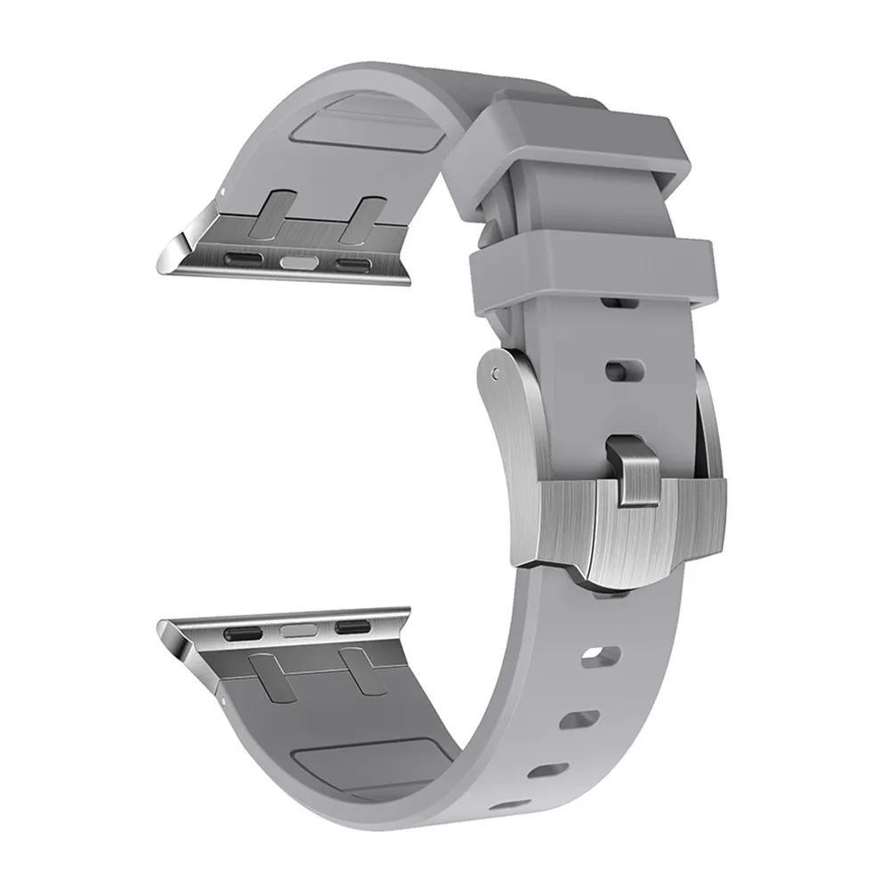 YUFEIDA Silicone Strap for Apple WatchBand Ultra 49mm 45mm 44mm 40mm 41mm 42mm Sport Bracelet Correa for Iwatch Series 8765432SE