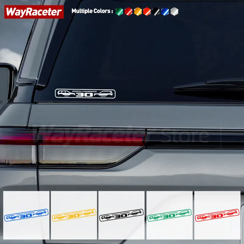 Светоотражающая виниловая наклейка на 30-ю годовщину окно капот багажник для Jeep