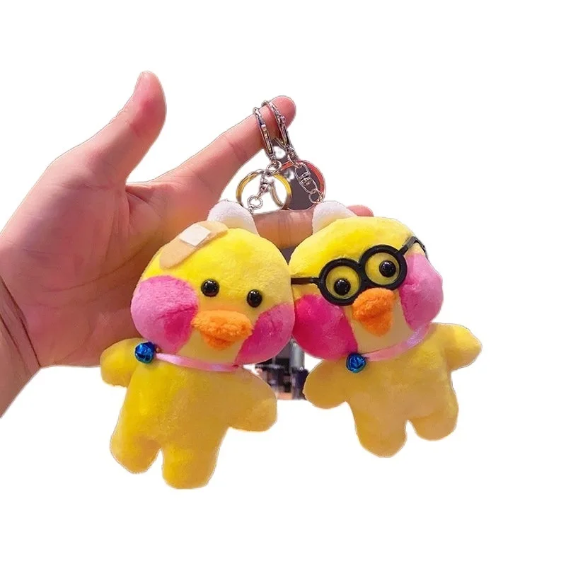 

2022 Hyaluronic Acid Duck Doll Key Chain Plush Doll Handbag Pendant Cute Hang Decorations Small Yellow Duck Keychain gVrt