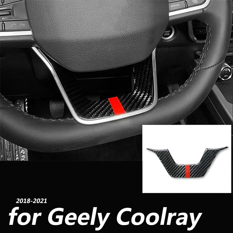 

Детали для интерьера автомобиля для Geely Coolray 2018-2021 Proton X50 BINYUE Pro, патч с узором из углеродного волокна для воздушного выхода, внешний вид «сдел...