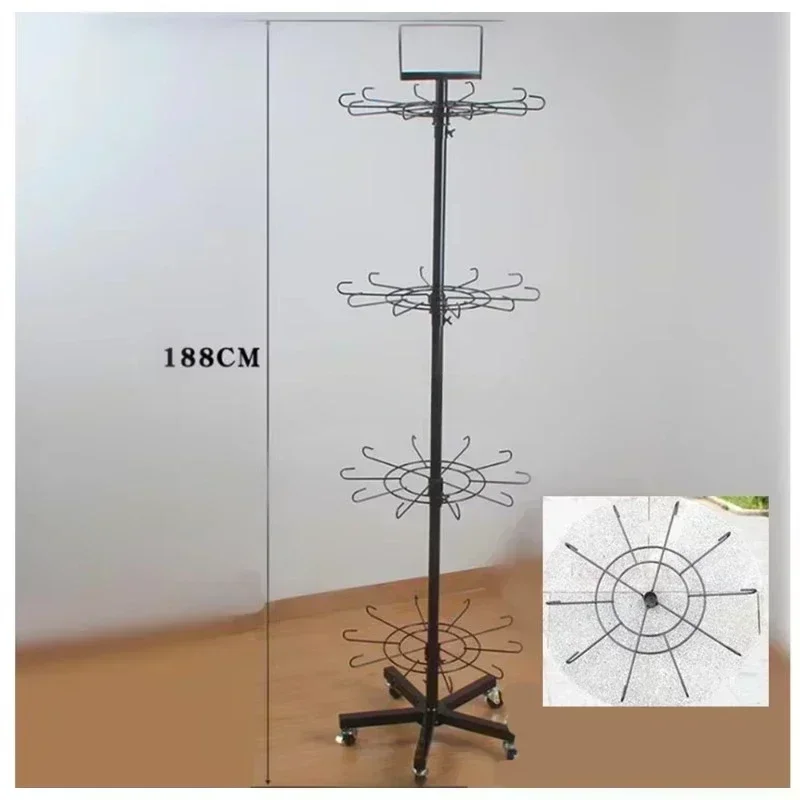RH-DR05 1850*480 мм четырехслойные Запираемые Крючки Стеллаж