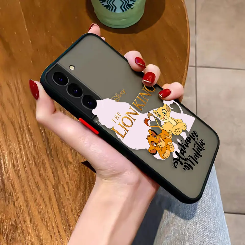 Матовый чехол для Samsung Galaxy S23 S22 S21 S20 S10 4G S9 S8 Plus