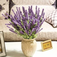useful fake flower colorful faux silk flower multicolor artificial lavender flowers ornament faux flower artificial plant