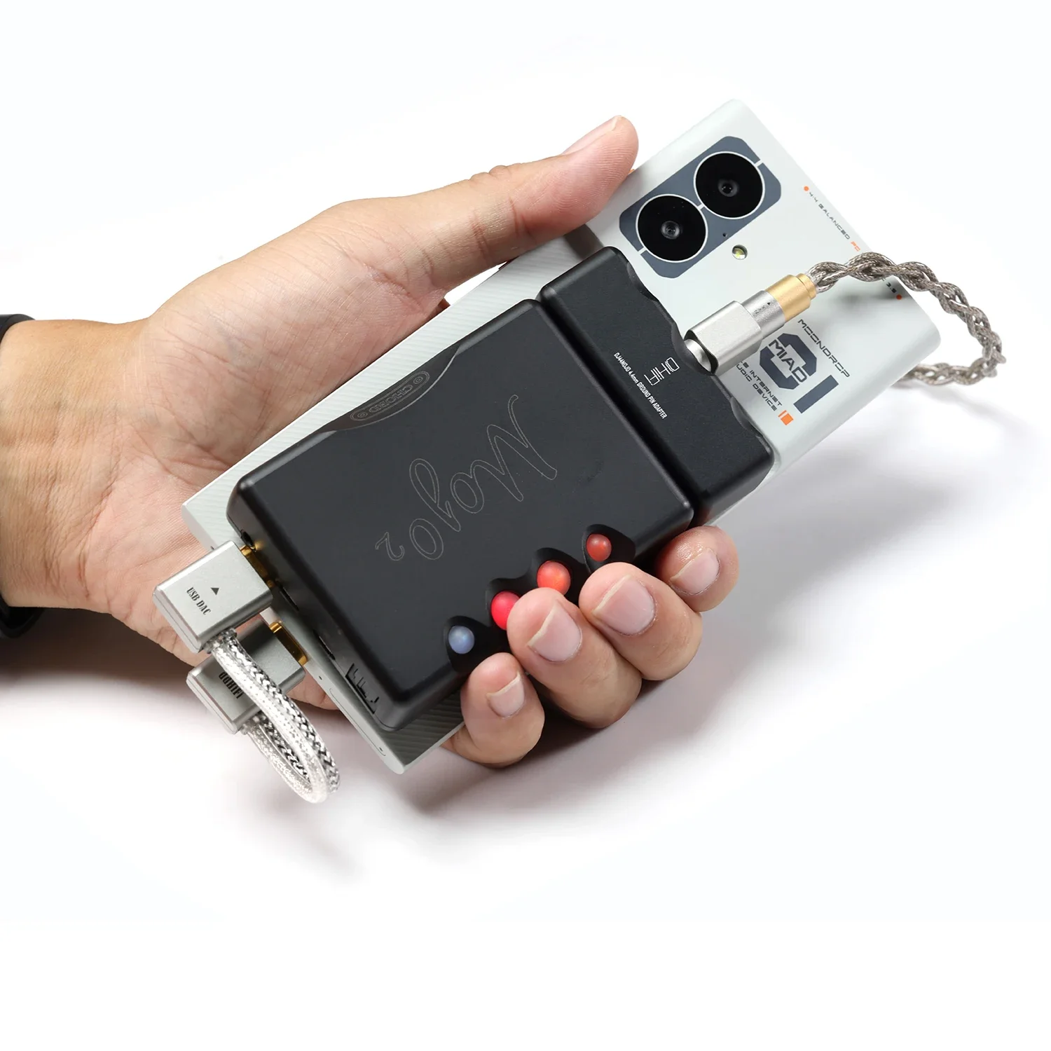 DD ddHiFi DJ44MOJO Аудиоадаптер с заземляющим контактом 4 мм исключительно для Chord Mojo