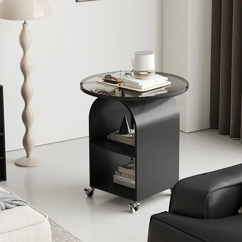 Подвижный диван-стол для гостиной сидячий современный диван хранения кофейный