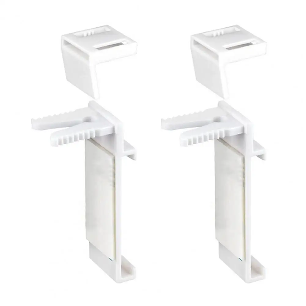 Плиссированная вешалка для штор без сверления набор держателей рулонных простая