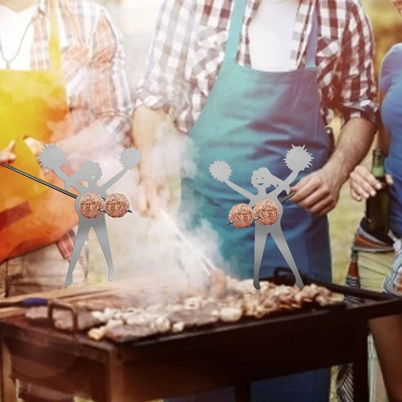 2 шт. стальные жаровня для хот-догов/зефир горные люди и танцующие женщины в форме