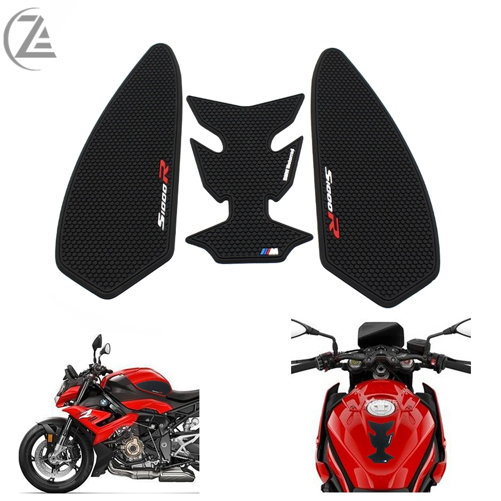 

ACZ Motorcycle Modified Parts Anti-Skid Side Fuel Tank Stickers Fishbone Sticker for BMW S1000R 2021-2022