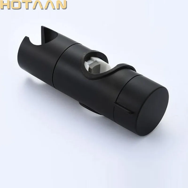 

Матовый черный аксессуары для ванной комнаты, универсальный 18 ~ 25 мм АБС-пластик, направляющая для душа, держатель, регулируемый зажим, держатель, кронштейн