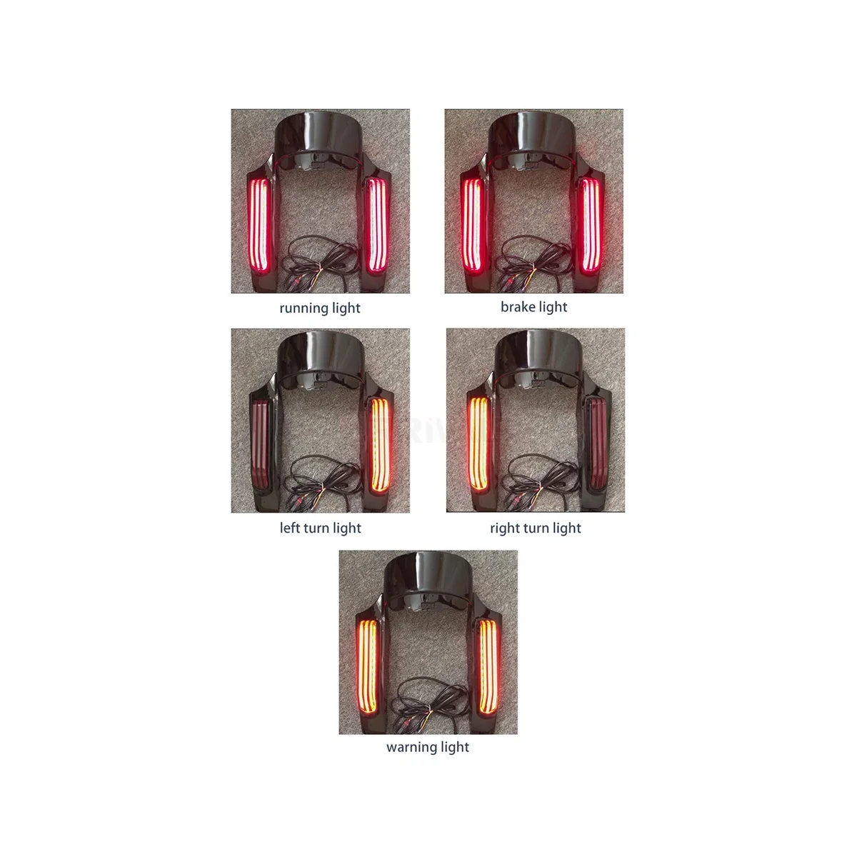 Задняя панель для мотоцикла задний фонарь тормоз путешествий Road King FLHR Street Glide FLHX