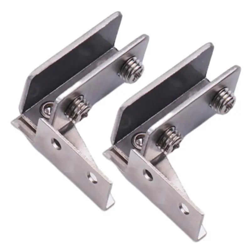 Петли для стеклянных дверей шкафов зажимные петли витрин винных без сверления