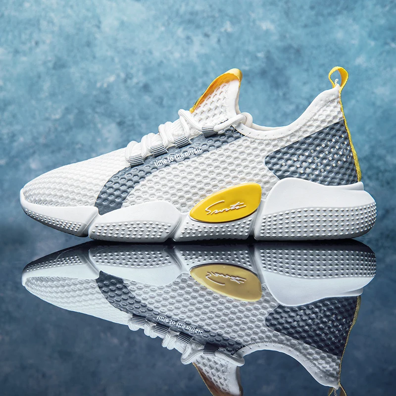 New Mesh Men Shoes Casual Shoes Men Sneakers Breathable Lightweight Footwear Summer Walking Sneaker Tenis Zapatillas Hombre