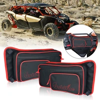 maverick x3 accessories rear door bags for 2017 2018 2019 2020 2021 can am max turbo r passenger and driver side storage bag