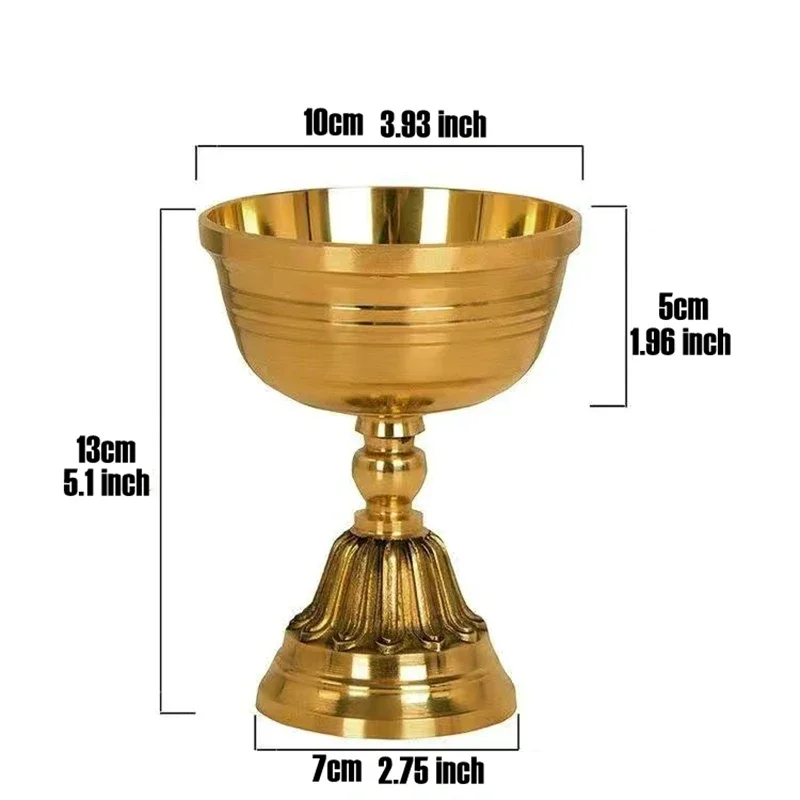 Латунный буддистский подсвечник