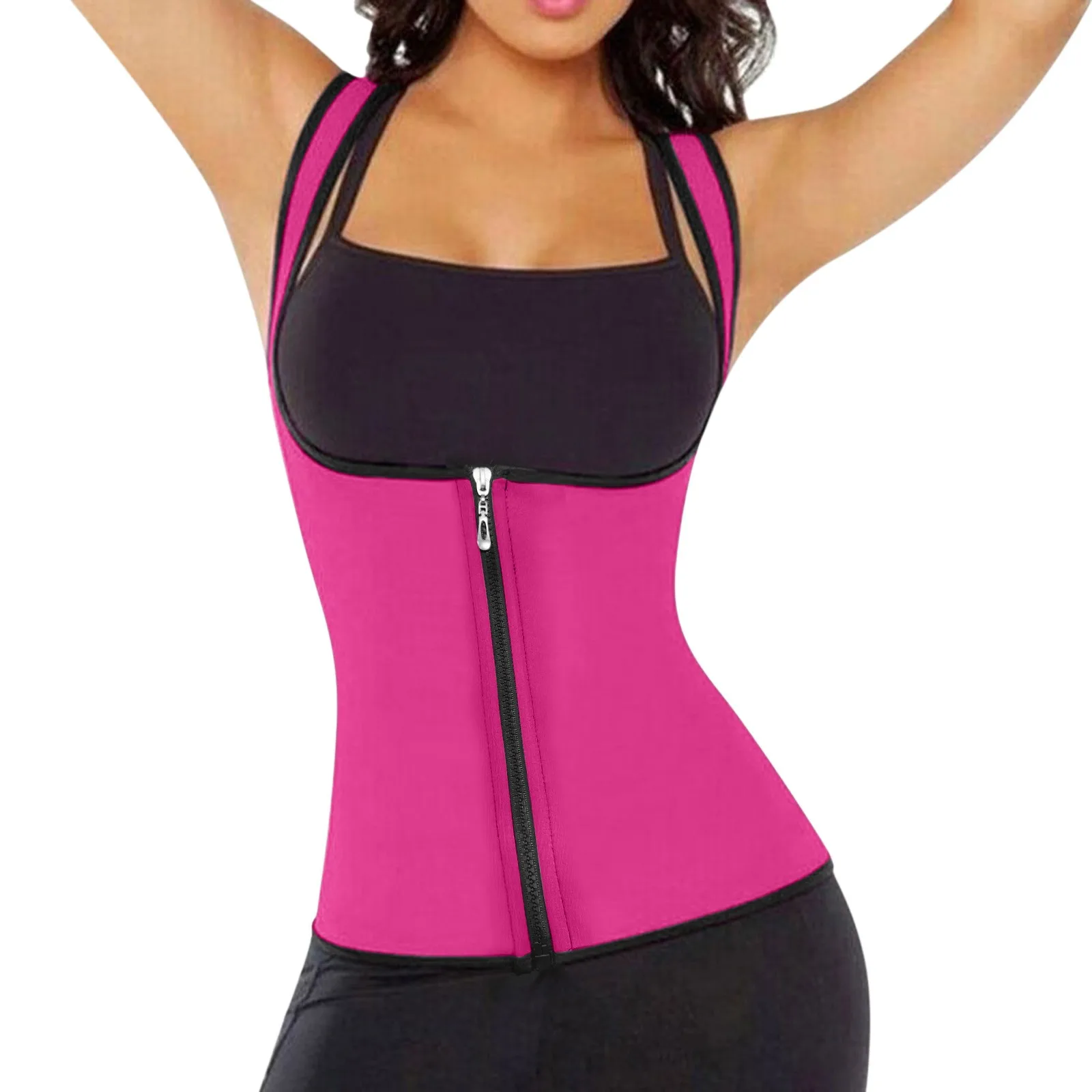 

Corset Body Shaper Latex Waist Trainer Cincher Zipper Fitness Underbust Weight Loss Slimming Shapewear Hourglass Belt Women