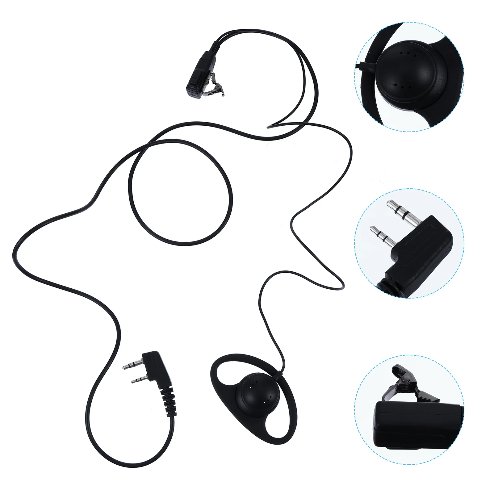 

1 Pc Intercom Headset Walkie Talkies Headset 2 Way Radio Earbuds Earpiece