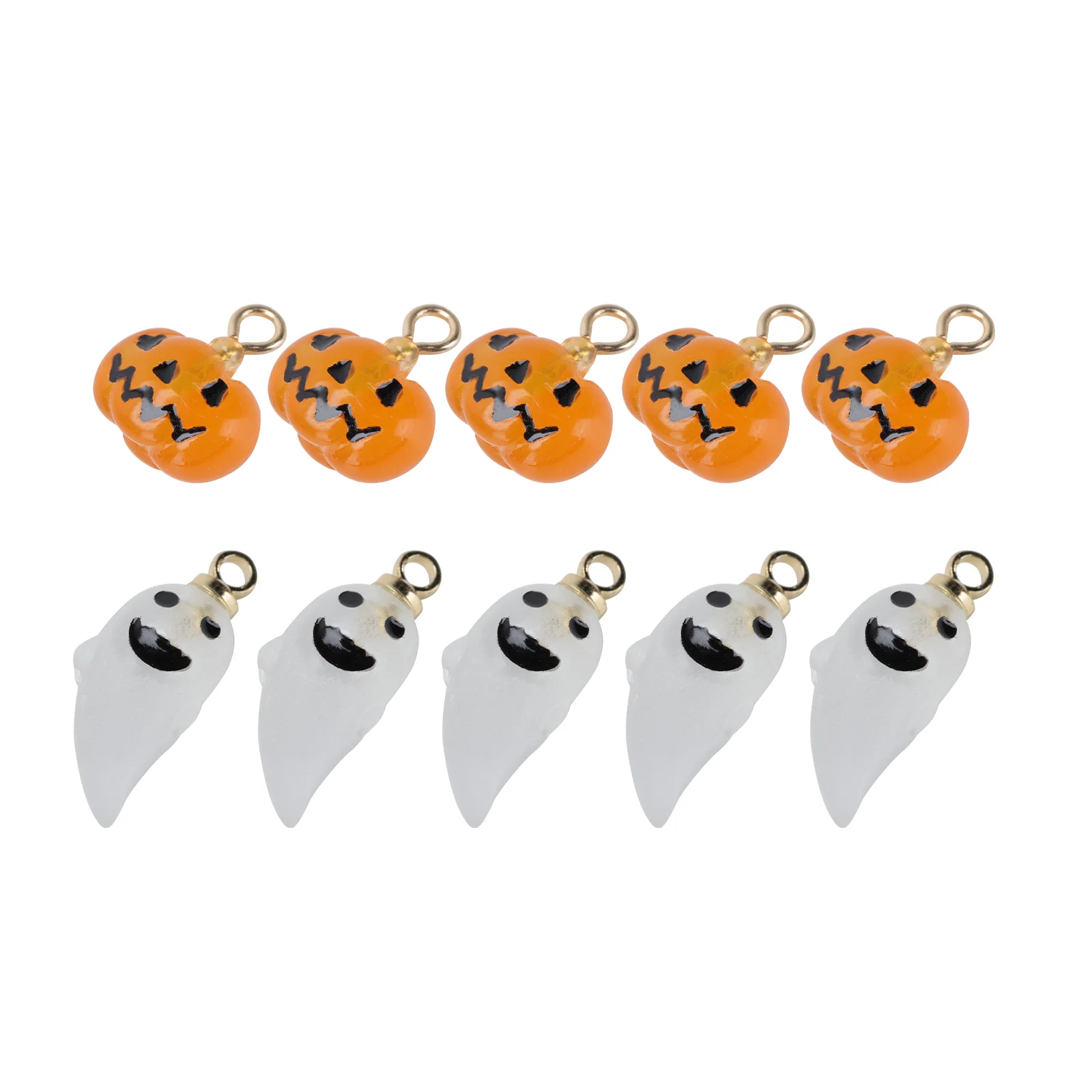 

Charmsdiy Making Pumpkin Jewelry Ghost Pendant Necklace Pendent Material Braceletearring Pendants Charm Holiday Resin Elements