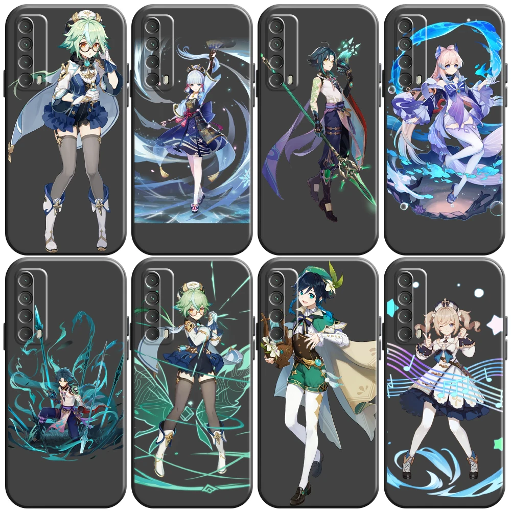 

Genshin Impact Project Game Phone Case For Huawei Honor 10 V10 10i 20 V20 20i 10 20 Lite 30S 30 Lite Pro Silicone Cover Funda
