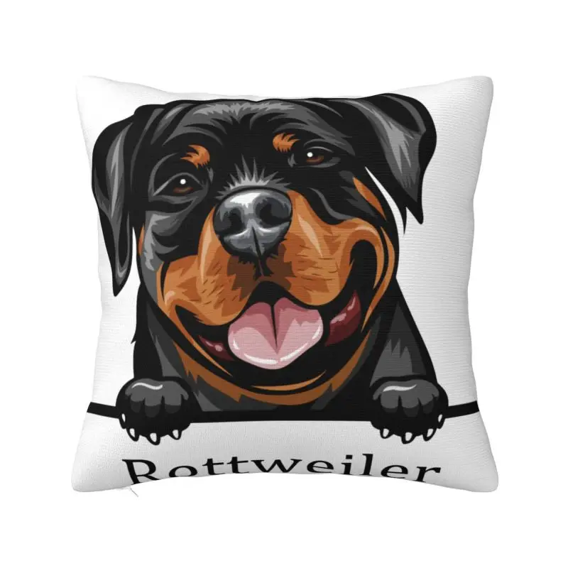 

Nordic Rottweiler Dog Cushion Cover Polyester Pet Animal Pillow Case