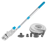 poolstar blue pool and spa cleaning outdoor manual pool vacuum with pe hose