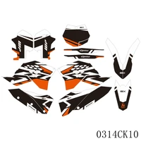 full graphics decals stickers motorcycle background custom number name for ktm ktm sx sxf 125 250 450 2007 2008 2009 2010