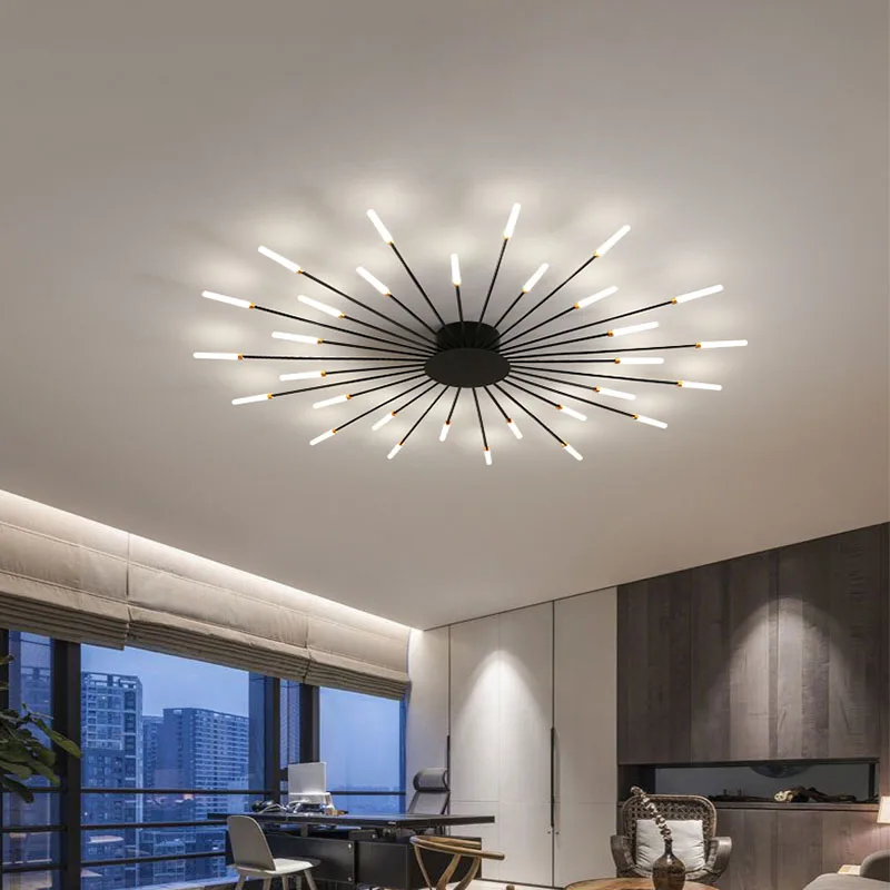 

Modern Ceiling Lights LED Luster Indoor Lighting For Bedroom Kitchen Hall Living Kids Room Acrylic Lamps Fixture Frame 110-260V