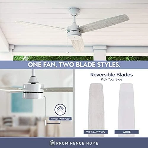 

Journal Ceiling Fan, 52, Bright White