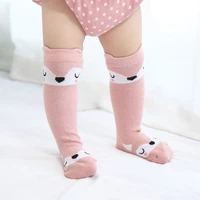 10pairslot 0 4 years old boys girls childrens socks ears middle knee high baby socks non slip floor socks dropshipping new