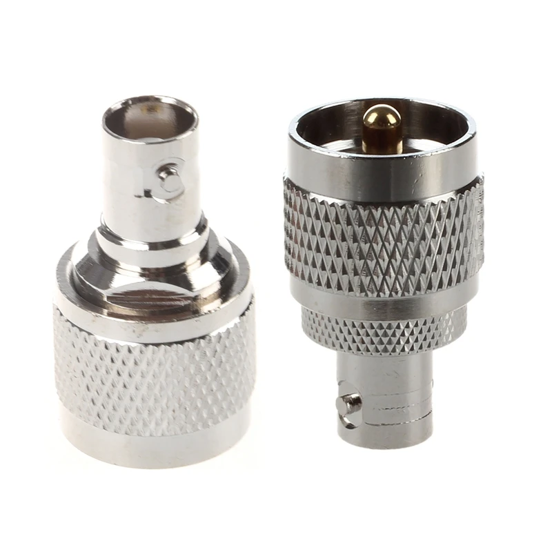 

1Pcs N Type Male Jack To BNC Female Plug Straight Connector & 2Pcs RF Coaxial Coax Adapter BNC Female To UHF Male PL259