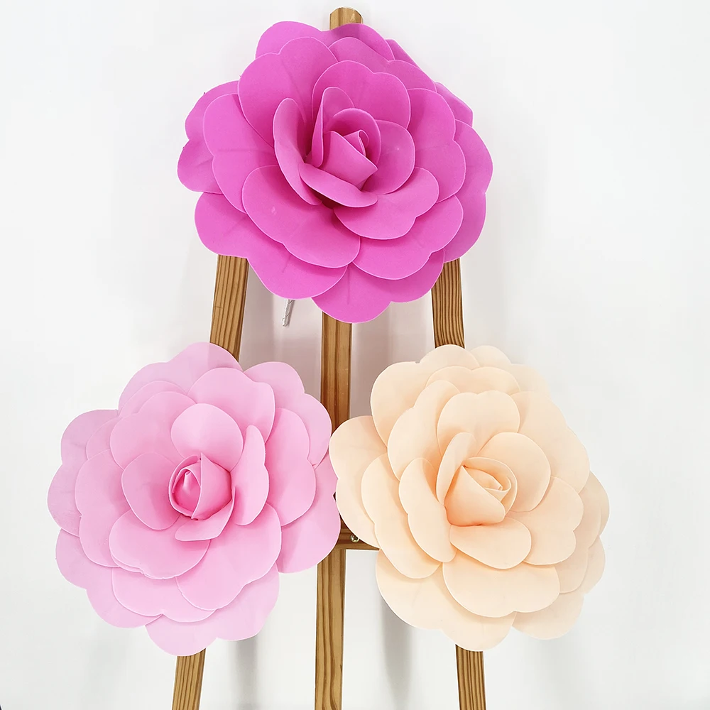 

30cm 40cm Foam Rose Artificial Flower Wedding background Decoration Props DIY Home Decor Flowers Wreaths