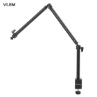 VIJIM LS08LS06LS04 C-Clamp настольная подставка для прямой трансляции, 3-секционная Гибкая рукоятка, вращающаяся шариковая головка с винтом 14 для прямой трансляции