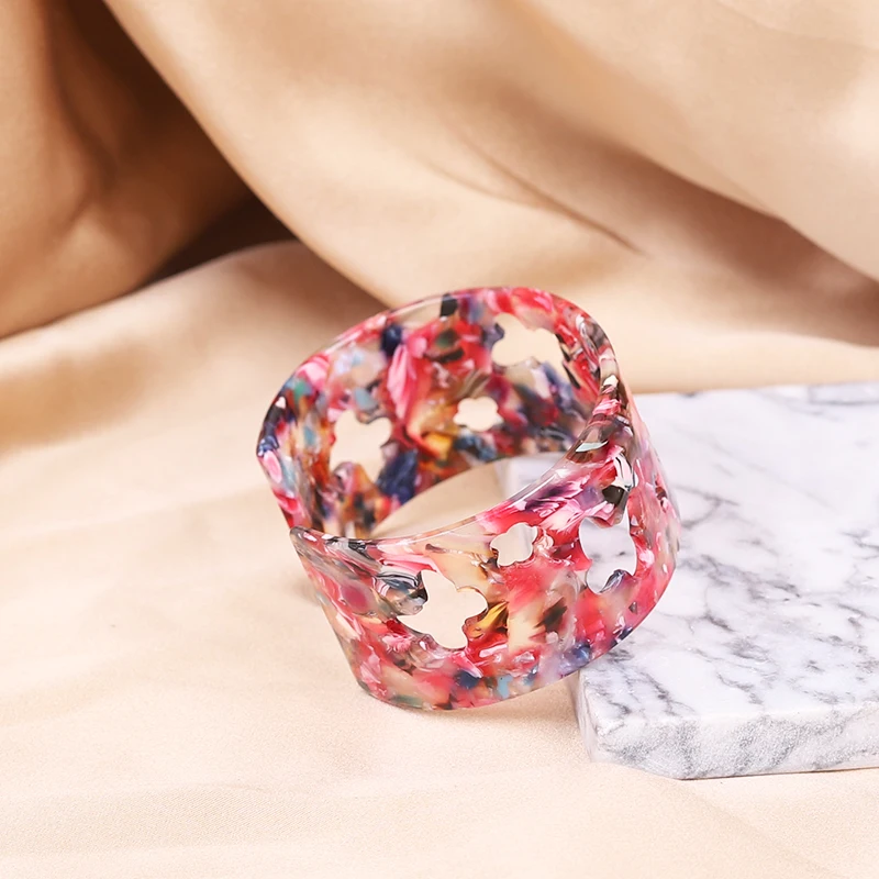 Ацетатный браслет модный простой дизайн женский с шармами ювелирные изделия от