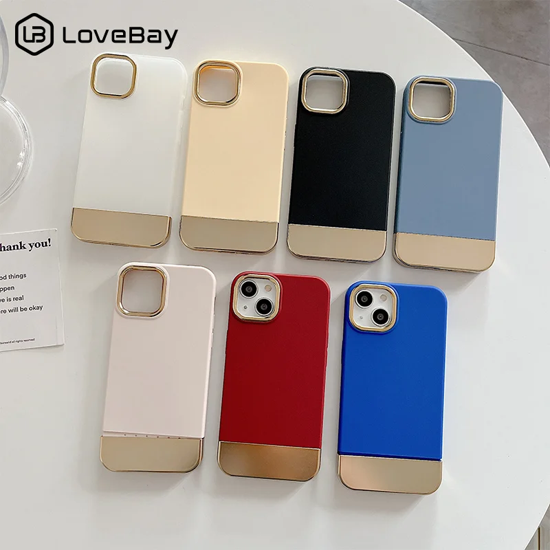 

Fashion Candy Color Plating Phone Case For iPhone 12 13 11 Pro Max X XR XS Max 7 8 Plus SE 2020 Shockproof Bumber Soft TPU Cover