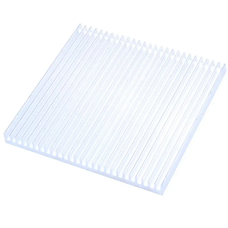 

Aluminum Thermal Heat Sink 80Mm X 80Mm X 7Mm For LED Power IC Transistor