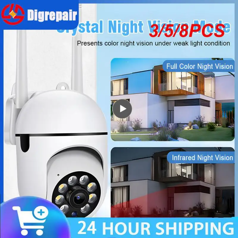 

3/5/8PCS Night Wireless Camera Motion Detection Security Camera Dual Frequency Wifi Ip Camera Infrared
