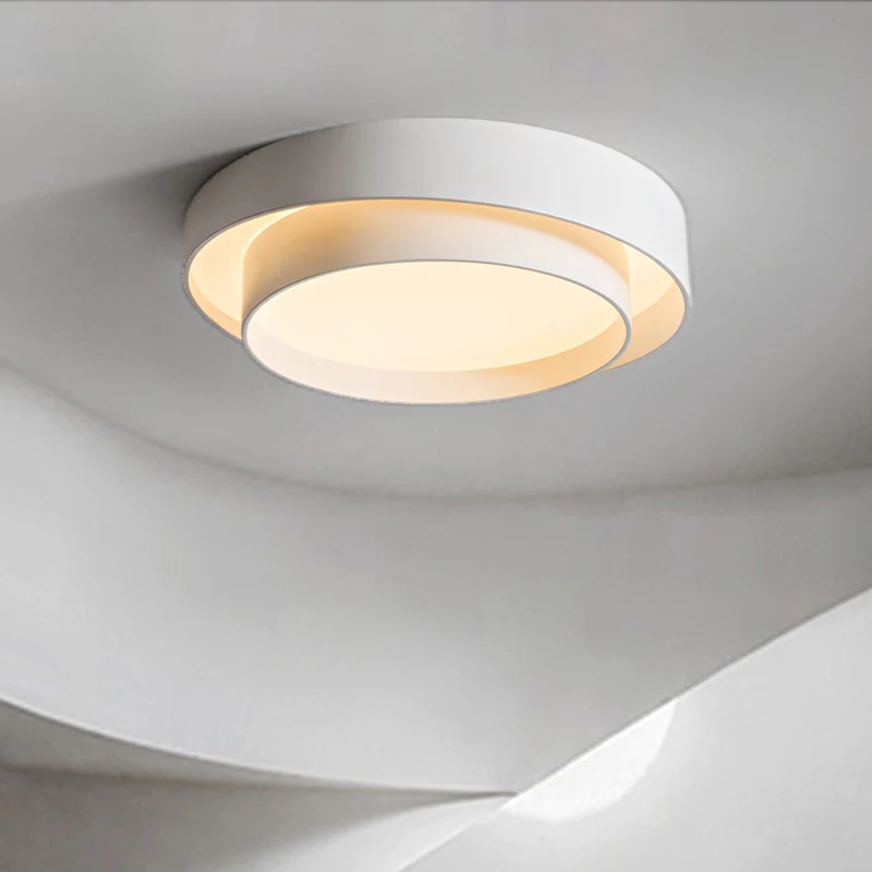 

Художественная светодиодная люстра, Подвесная лампа, оформление гостиной в скандинавском стиле, новый минималистичный круглый потолок для кабинета и балкона
